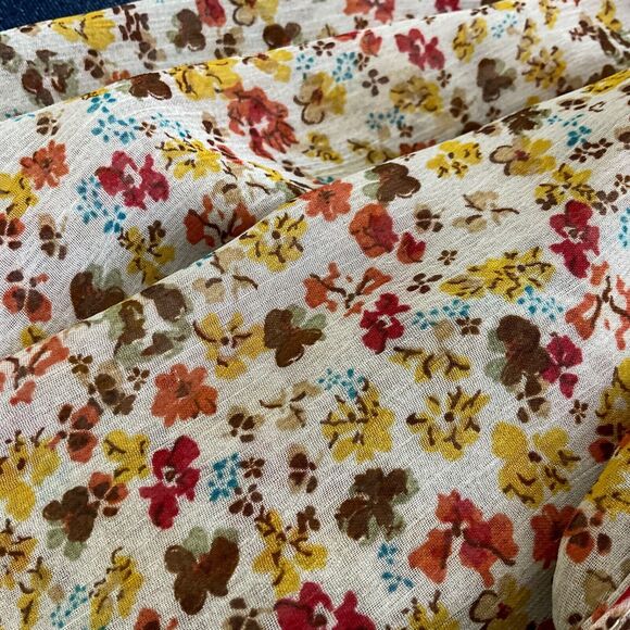 Intimately Free ,  FP Size XS Floral Bodysuit blouse top neutral colors. - Picture 7 of 15